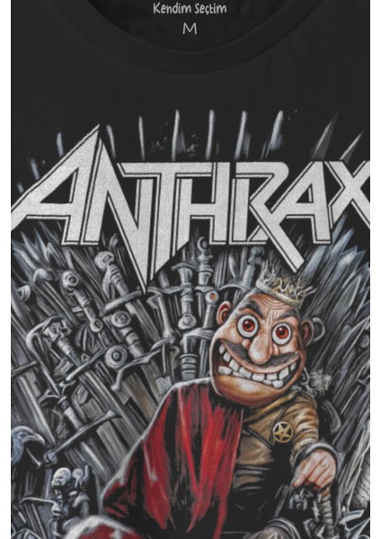 Anthrax Thrash Metal Big Four Guitar Gitar Music Baskılı Siyah Tişört fiyatları