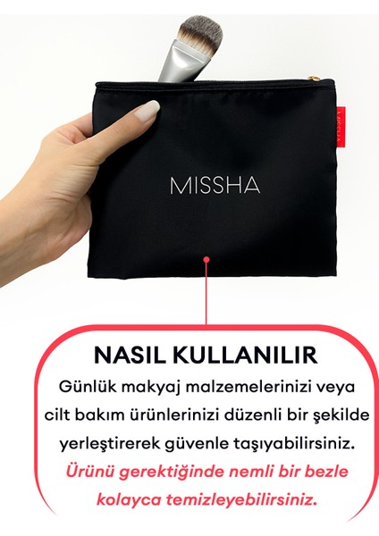 Küçük Boy Makyaj Çantası Pouch A Square