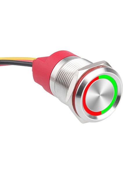 WD19T-P1-E 19 mm Dokunmatik Touch Metal Buton - Çift Renk