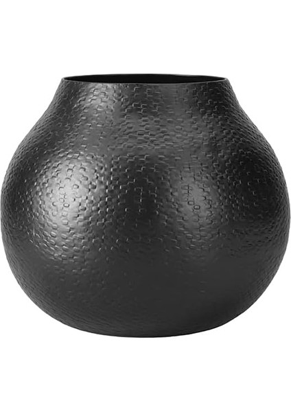 Sia Siyah Yuvarlak Vazo 23CM