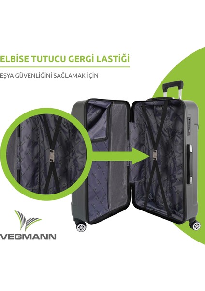 Vela Gri 2'li Valiz Seti Orta Boy ,kabin Boy fırsatları