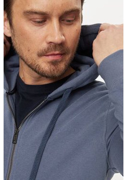 Erkek Brooks Hoodıe Kapüşonlu Sweatshirt - Mavi fırsatları