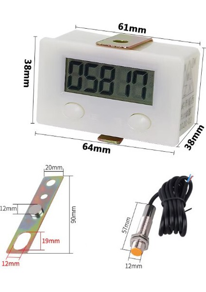 Zx-5 5 Haneli Manyetik Sensörlü Dijital Sayıcı modelleri