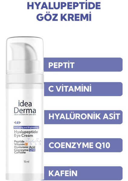 Idea Derma Hyalupeptide Göz Kremi 15 ml