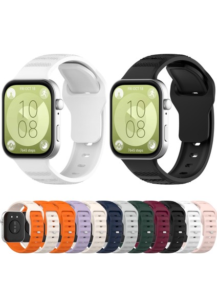 Huawei Watch Fit 3 Için Silikon Watch Band (Yurt Dışından) modelleri