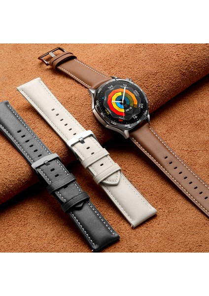 Huawei Watch Gt 5 Pro 46MM Için Hakiki Deri Kayış (Yurt Dışından)