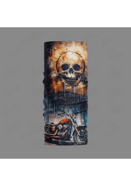 Outdoor Motorcu Özel Tasarım Unısex Bandana Buff Boyunluk