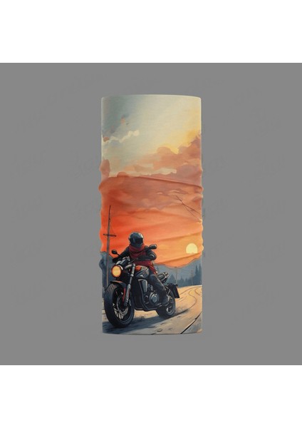 Outdoor Motorcu Özel Tasarım Unısex Bandana Buff Boyunluk