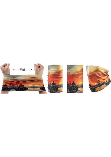 Outdoor Motorcu Özel Tasarım Unısex Bandana Buff Boyunluk fiyatları