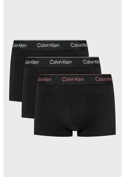 Calvin Klein Streç Pamuklu 3 Pack Boxer 000NB4076AQ6A Erkek Boxer 000NB4076A Q6A