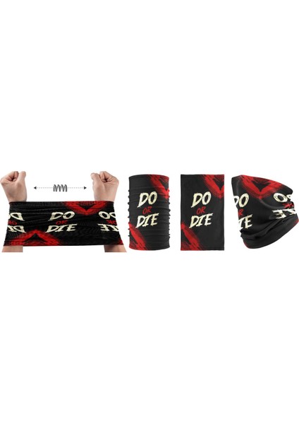 Outdoor Özel Do Or Dıe Tasarımlı Motorcu Unısex Bandana Buff Boyunluk fiyatları