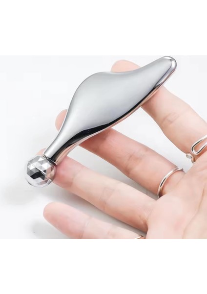 Metal Yüz Masaj Aleti Face Guasha 3d Roller Graston Aparatı Model 2