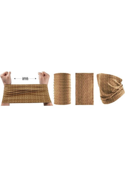 Outdoor Leopar Desenli Özel Tasarım Unısex Bandana Buff Boyunluk fiyatları