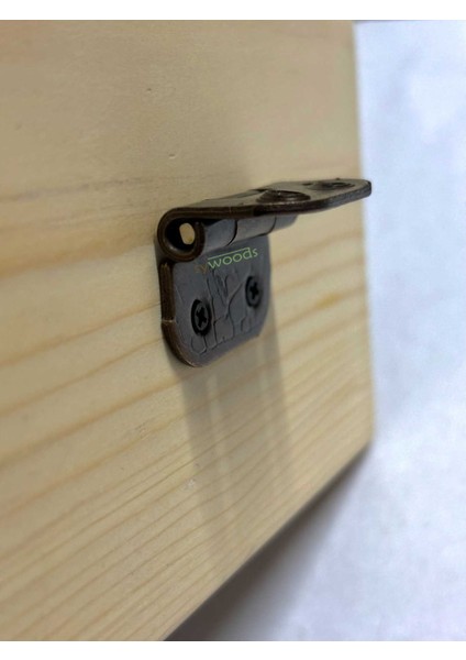 Stoplu Menteşe 10 Adet Oksit 30x33 mm Kutu ve Sandık Menteşesi Hobi Maket