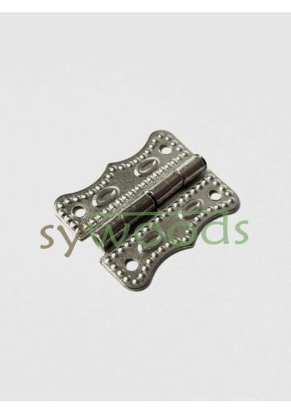 4 Adet Büyük Papatya Menteşe Nikel Kutu ve Sandık Menteşesi Hobi Maket