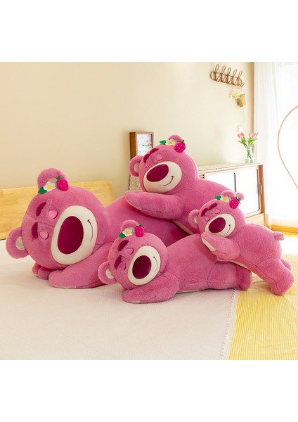 Yeni 50CM Pembe Çilek Ayı Peluş Oyuncak (Yurt Dışından)