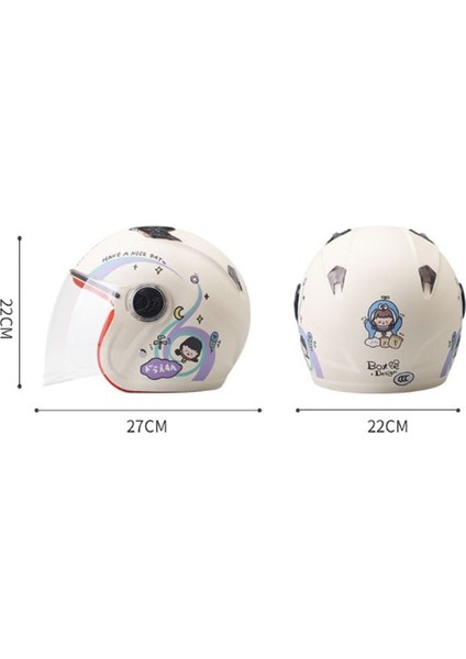 Sevimli Karikatür Çocuk Çok Katmanlı Koruyucu 3c Kask (Yurt Dışından)