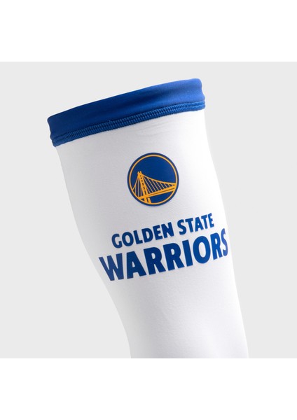 Nba Yetişkin Basketbol Dirsekliği - Beyaz - E500 Golden State Warriors