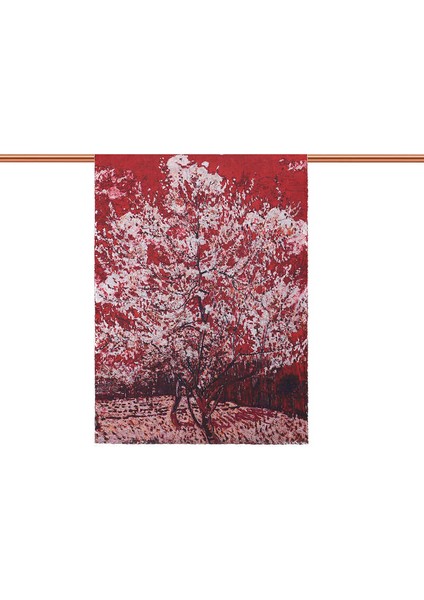 Vişne Şeftali Ağacı Desen Kışlık Şal modelleri