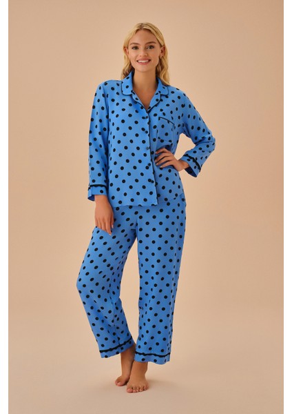 Blue Maskülen Pijama Takımı