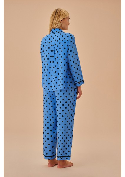 Blue Maskülen Pijama Takımı