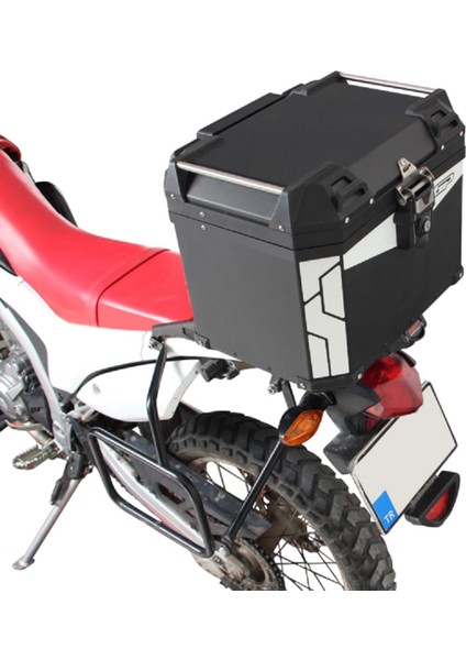 Universal 37 Lt Alüminyum Motosiklet Çantası Siyah