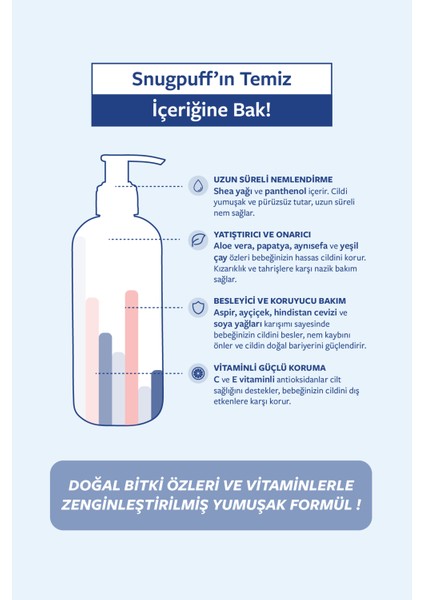 Bitkisel 2’si 1 Vitaminli Bebek Yüz & Vücut Bakım Losyon, Vegan, Nemlendirici Onarıcı Krem 300ML fiyatları
