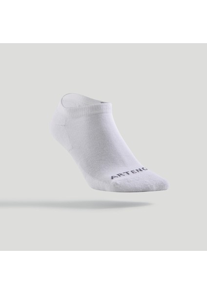 Artengo Tenis Çorabı - Kısa Konçlu - 3 Çift - Beyaz - RS100