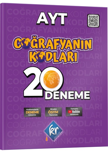 Coğrafyanın Kodları TYT-AYT Coğrafya Çözümlü 50+20 Deneme Seti