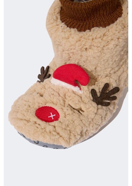 Kadın Fall in Love Yılbaşı Geyik Temalı Ev Botu Y4903AZ24WN indirimleri