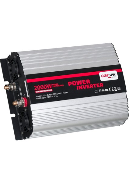 MS2000 2000 Watt 12V Inverter