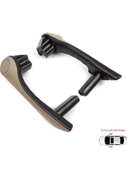 BDP794-1 Renault Megane Mk2 2002–2009 7701475317 Için Ön Iç Kapı Çekme Kolçak Tutamak Takımı Bej fiyatları