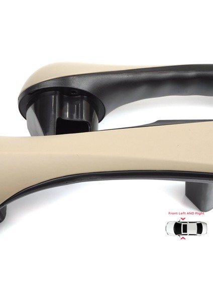 BDP794-1 Renault Megane Mk2 2002–2009 7701475317 Için Ön Iç Kapı Çekme Kolçak Tutamak Takımı Bej modelleri