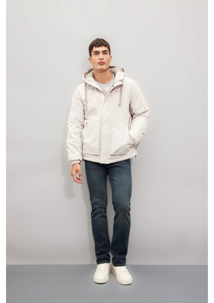 Regular Fit Kapüşonlu Fermuarlı Mont C6595AX24AU fiyatları