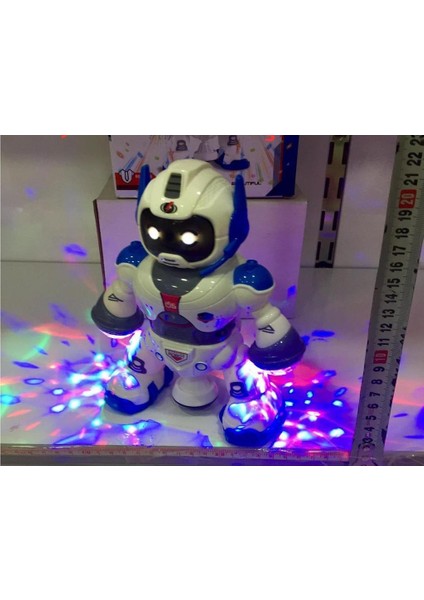 Oyuncak Robot Sesli Işıklı Dans Eden Pilli Robot Kaliteli Yeni Model Robot Özel Seri