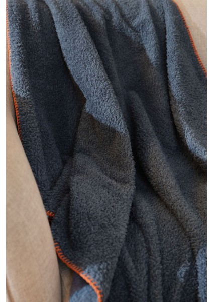 İndigo renkli, 115x160 cm, yumuşak ve şık polyester battaniye fiyatları