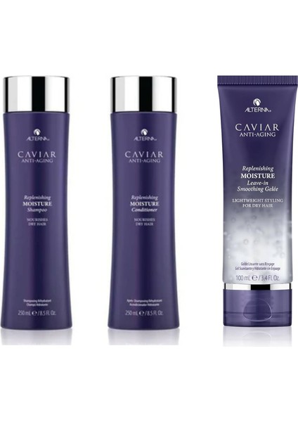 Caviar Replenishing Moisture 3'lü Saç Bakım Seti 1