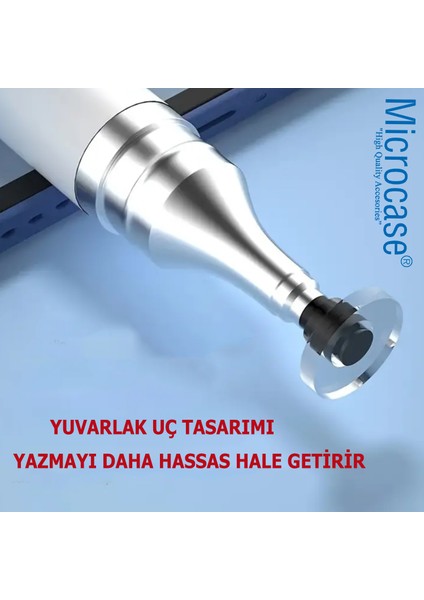 Universal Telefon Tablet Için 2in1 Disk Uçlu Stylus Dokunmatik Çizim KALEMI-AL4765