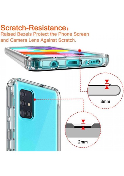 Samsung Galaxy M51 Çift Taraflı Silikon Kılıf Şeffaf fiyatları