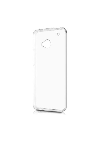 Htc One M7 Kılıf Şeffaf Onyx Tpu Süper Silikon Kapak