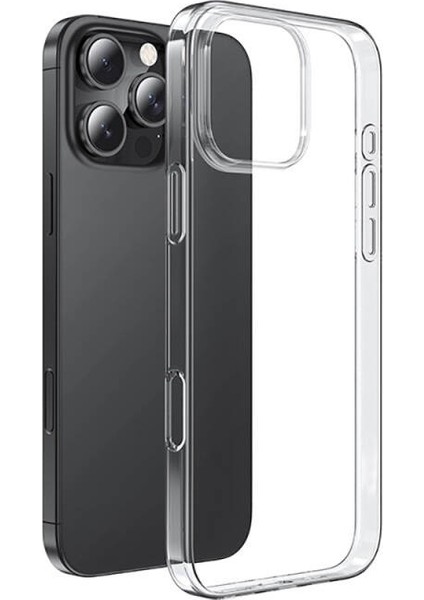 iPhone 16 Pro Kılıf Esnek ve Şeffaf Nuda Premium TPU Silicone Cover