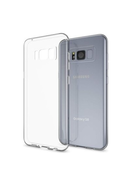 Samsung Galaxy S8 Plus Kılıf Şeffaf Onyx Tpu Süper Silikon Kapak