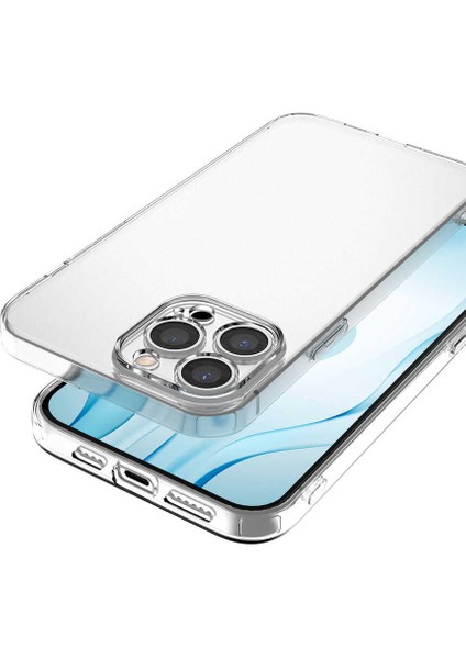 iPhone 13 Pro Max Kılıf Kamera Korumalı Şeffaf Onyx Tpu Süper Silikon Kapak