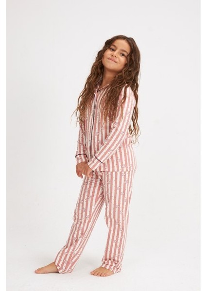 L40310G Rabbit Kız Çocuk Pijama Takımı modelleri