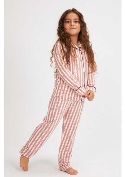 L40310G Rabbit Kız Çocuk Pijama Takımı indirimleri