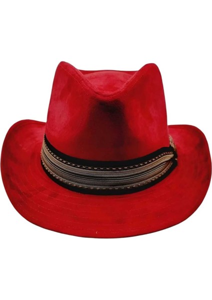 Unisex Nubuk Kovboy Fötr Şapka fiyatları