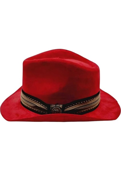 Unisex Nubuk Kovboy Fötr Şapka modelleri