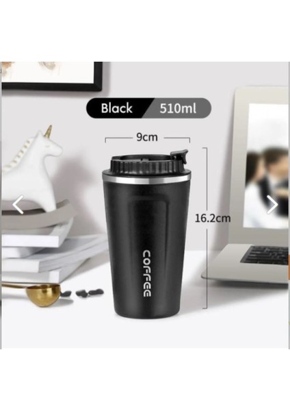 Termos Bardak Mug 510ML Siyah