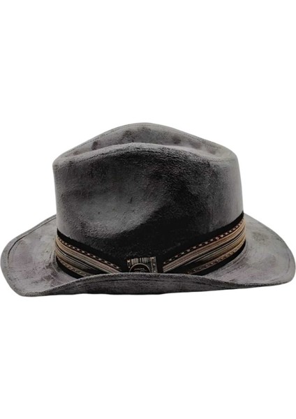 Unisex Nubuk Kovboy Fötr Şapka modelleri