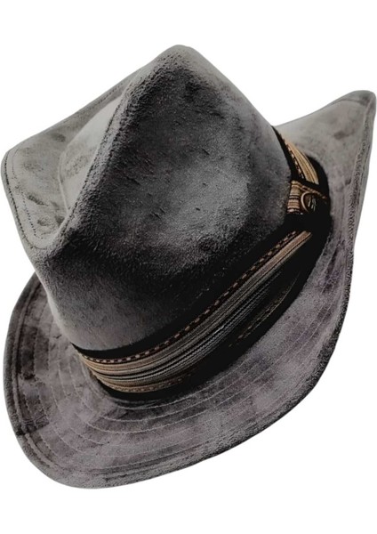 Unisex Nubuk Kovboy Fötr Şapka fırsatları
